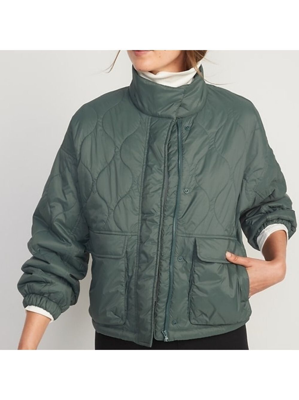4X - Old Navy | Packable Oversized Water-Resistant Quilted Jacket